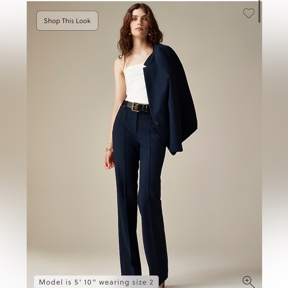 J. Crew Natalia Pant Size 4P Navy BNWT